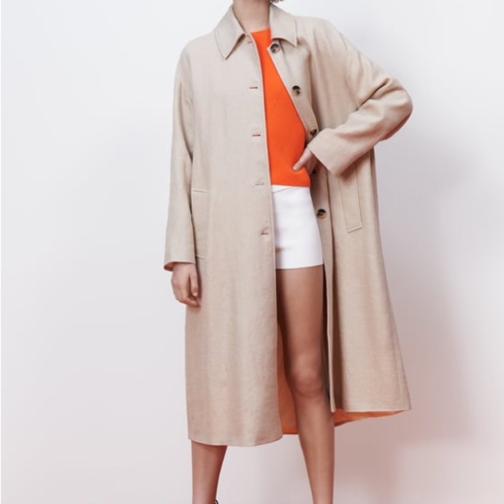 ZARA MANTEAU AVEC LAINE LIMITED EDITION‎ JACKET - Picture 2 of 13